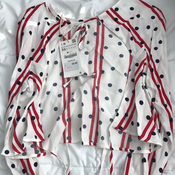 Zara polka dot top - Picture 2 of 2